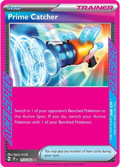 Prime Catcher SV05: Temporal Forces 157/162 (Back)