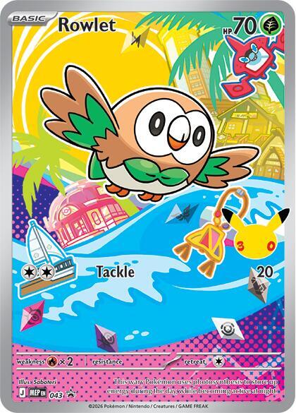 Rowlet ME: Mega Evolution Promo 043