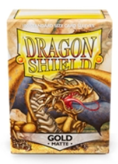 Dragon Shield: Standard 100ct Sleeves - Gold (Matte)