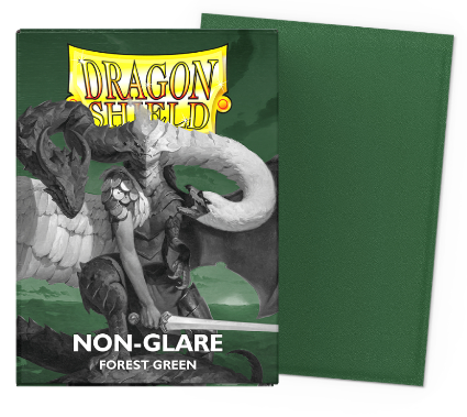 Dragonshield: Non Glare Forest Green 100 CT Sleeves