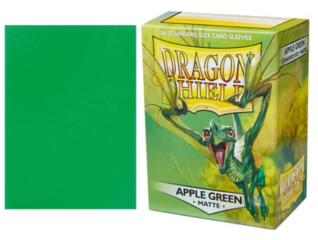 Dragon Shield: Standard 100ct Sleeves - Apple Green (Matte)