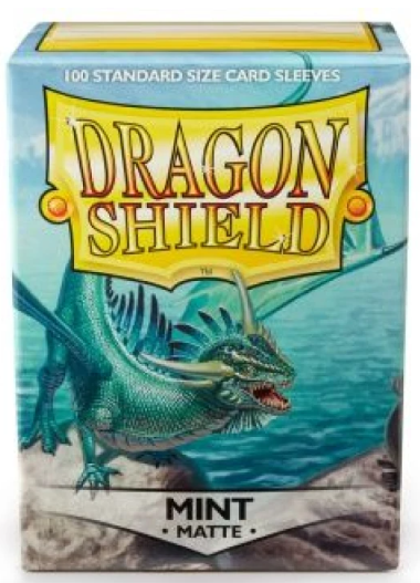 Dragon Shield: Standard 100ct Sleeves - Mint (Matte)