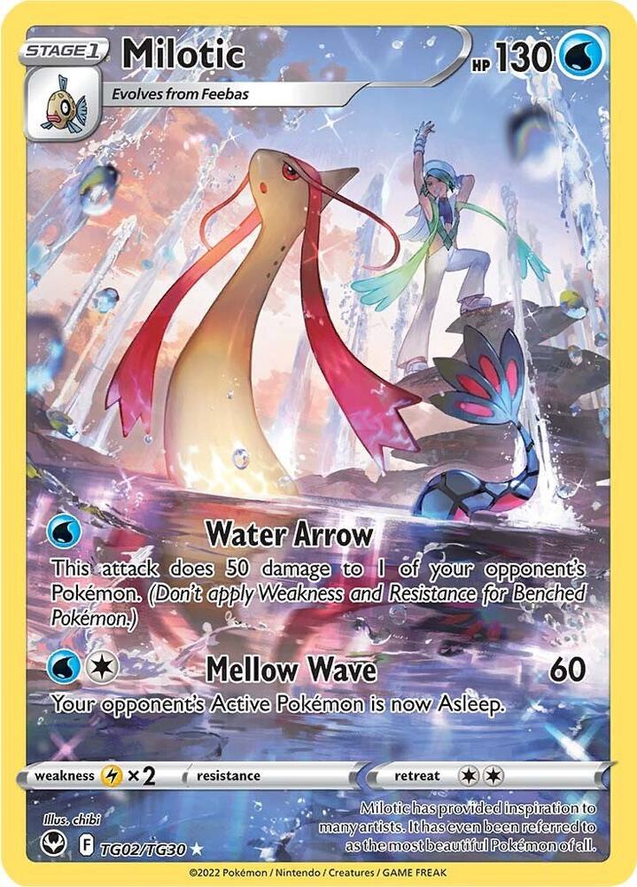 Milotic SWSH12: Silver Tempest Trainer Gallery TG02/TG30
