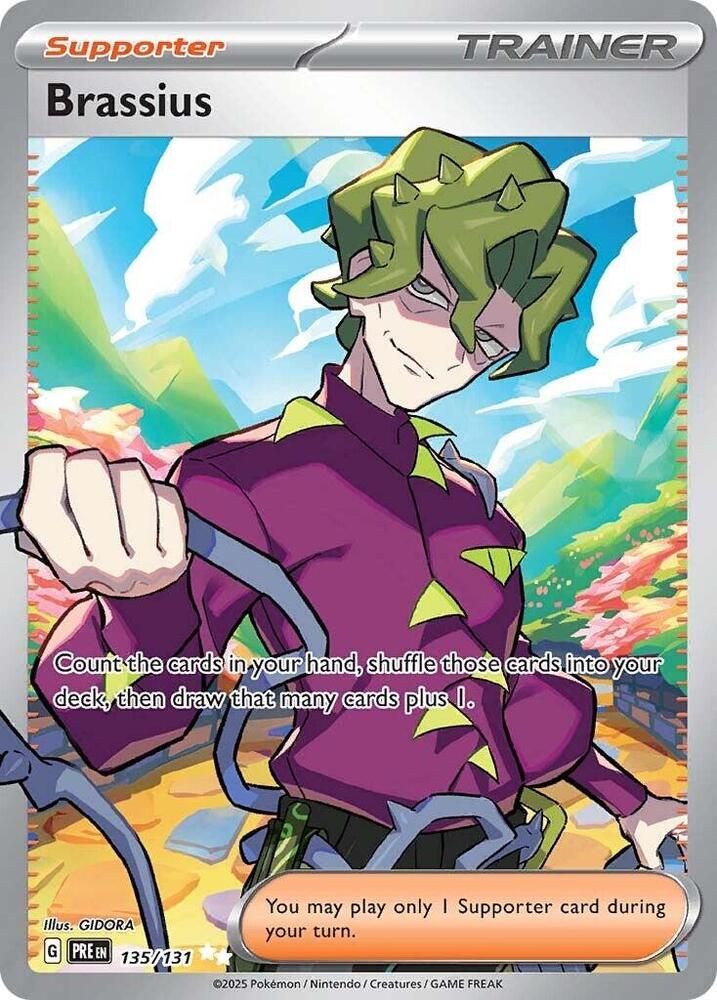 Brassius SV: Prismatic Evolutions 135/131 (Back)