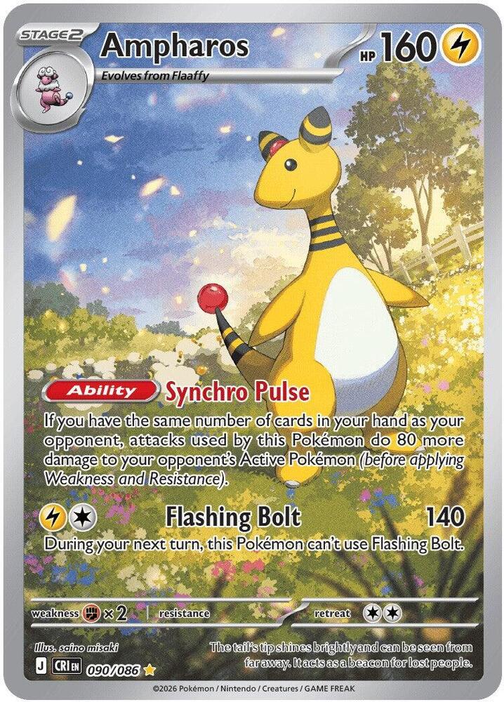 Ampharos ME04: Chaos Rising 090/086