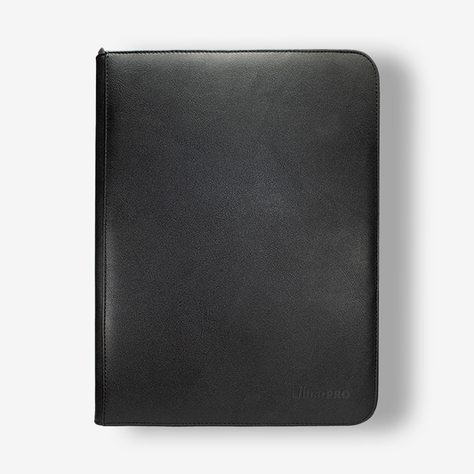 Binder: PRO 9-Pocket Zippered Vivid- Black