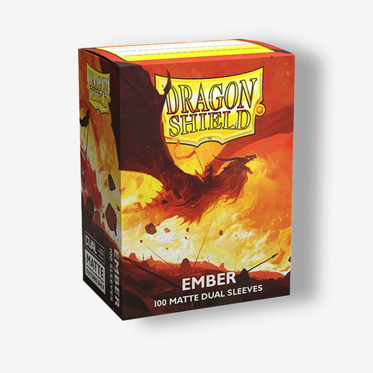Dragon Shield Sleeves: Standard DUAL- Matte Ember 'Alaric, Revolution Kindler' (100 ct.)
