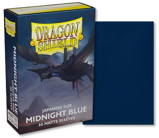 Dragonshield: Midnight Blue Matte Japanese 60 CT Sleeves