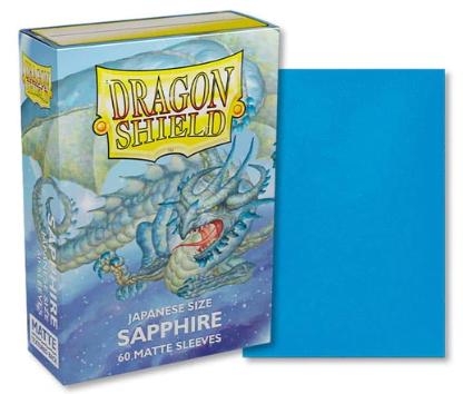 Dragonshield: Sapphire Matte Japanese 60 CT Sleeves