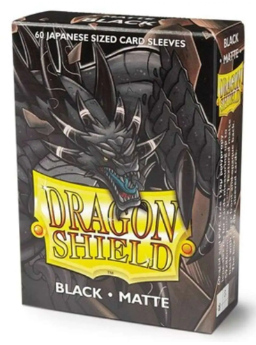 Dragonshield: Black Matte Japanese 60 CT Sleeves
