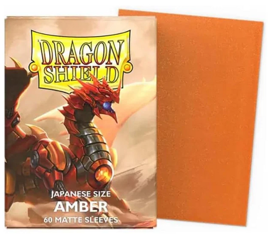 Dragonshield: Amber Matte 60 CT Japanese Sleeves