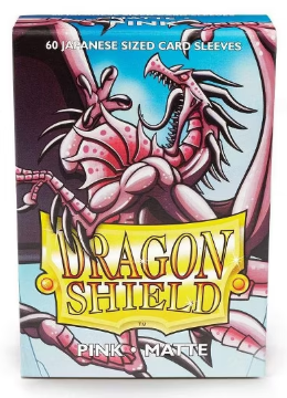 Dragonshield: Pink Matte Japanese 60 CT Sleeves