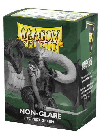 Dragonshield: Non Glare Forest Green 100 CT Sleeves