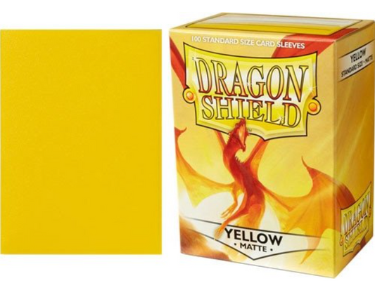 Dragonshield: Yellow Matte 100 CT