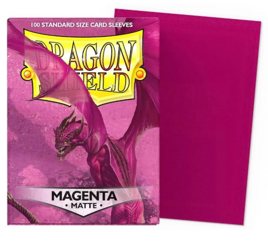Dragon Shield: Standard 100ct Sleeves - Magenta (Matte)