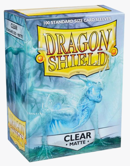 Dragon Shield: Standard 100ct Sleeves - Clear (Matte)