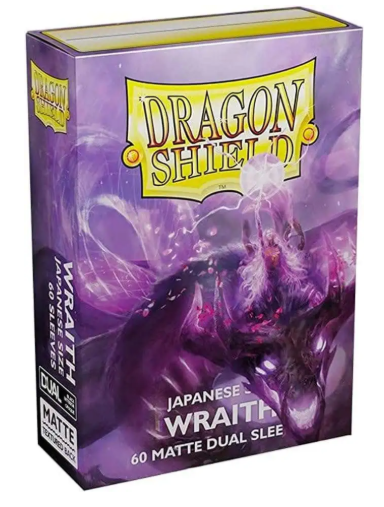 Dragon Shield: Japanese Size 60ct Sleeves - Wraith (Dual Matte)