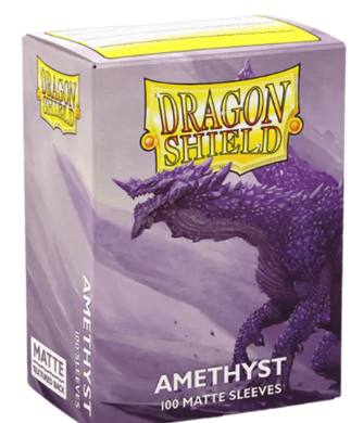 Dragon Shield: Standard 100ct Sleeves - Amethyst (Matte)