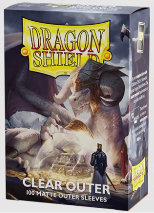 Dragon Shield: 100ct Outer Sleeves - Clear Matte (Standard)