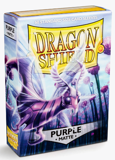 Dragon Shield: Standard 60ct Sleeves - Purple (Matte)
