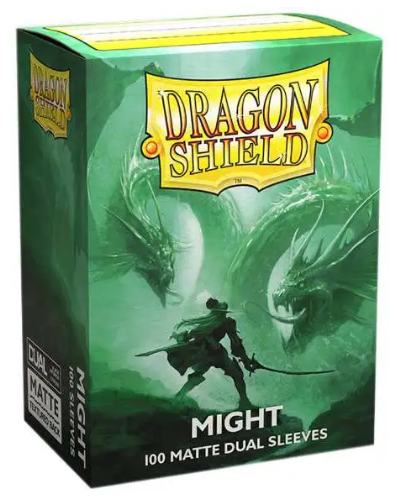 Dragon Shield: Standard 100ct Sleeves - Might (Dual Matte)