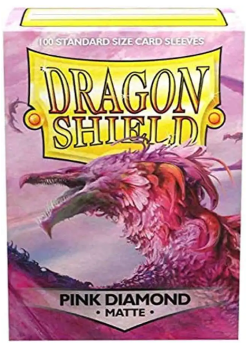 Dragon Shield: Standard 100ct Sleeves - Pink Diamond (Matte)