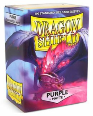 Dragon Shield: Standard 100ct Sleeves - Purple (Matte)