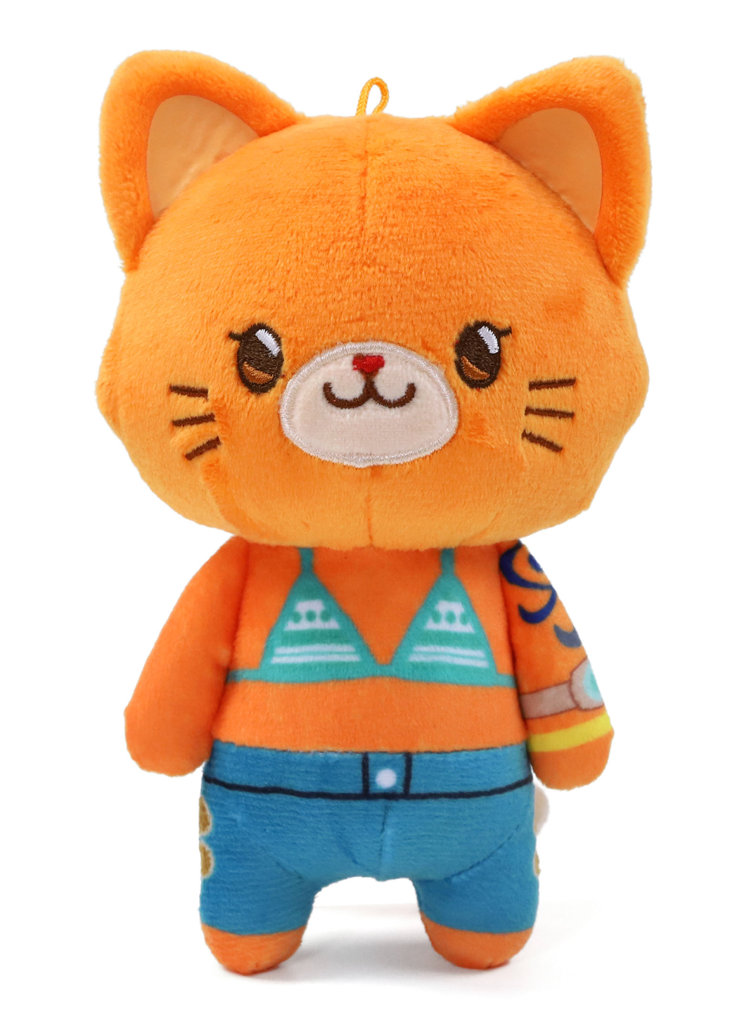 ONE PIECE with CAT Plush Keychain with Eye Mask - Nami