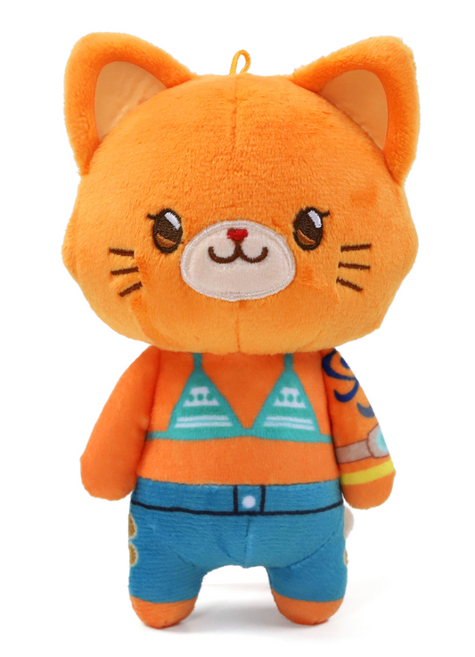 ONE PIECE with CAT Plush Keychain with Eye Mask - Nami