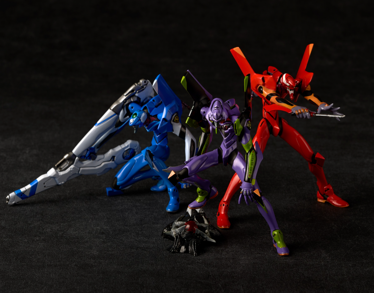 ARTPLA Evangelion — Unit-01 / Unit-02 / Unit-00 Kai Interception, Third New Tokyo City Model Kit