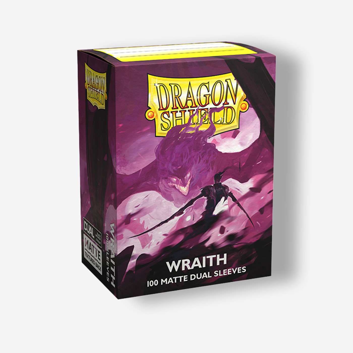 Dragon Shield Sleeves: Standard DUAL- Matte Wraith 'Alaric, Chaos Wraith' (100 ct.)