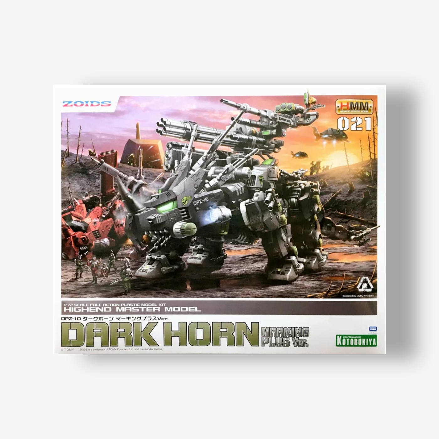 "Zoids" HMM DPZ-10 Dark Horn Marking Plus Ver.